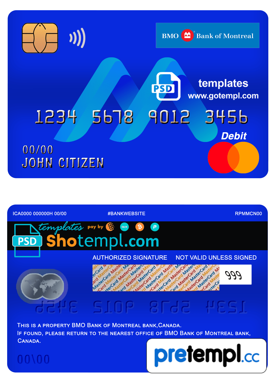 bmo bank card first 6 digits