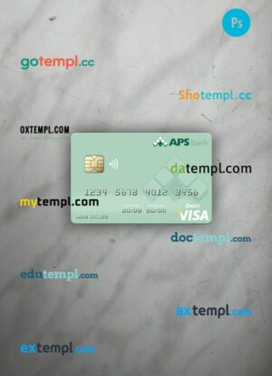 Malta APS Bank Limited visa debit card photolook