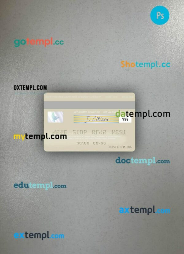 Romania Banca Transilvania visa debit card PSD scan and photo-realistic snapshot, 2 in 1 - Image 2