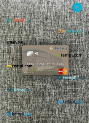 South Africa Discovery Limited mastercard PSD scan and photo taken image, 2 in 1